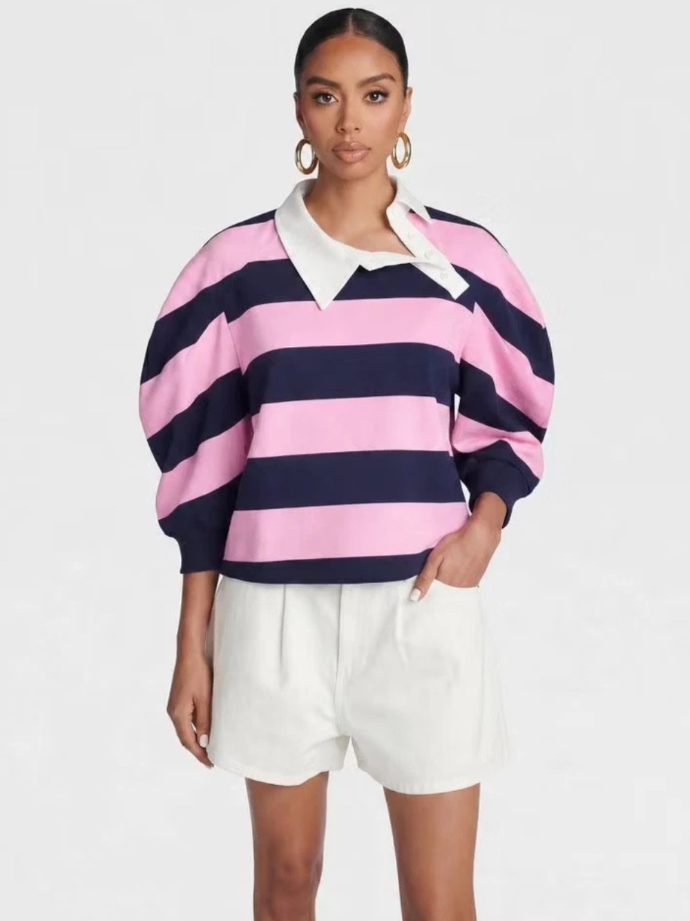 KBB by KAHLANA “The Stripe Asymmetric Rugby”